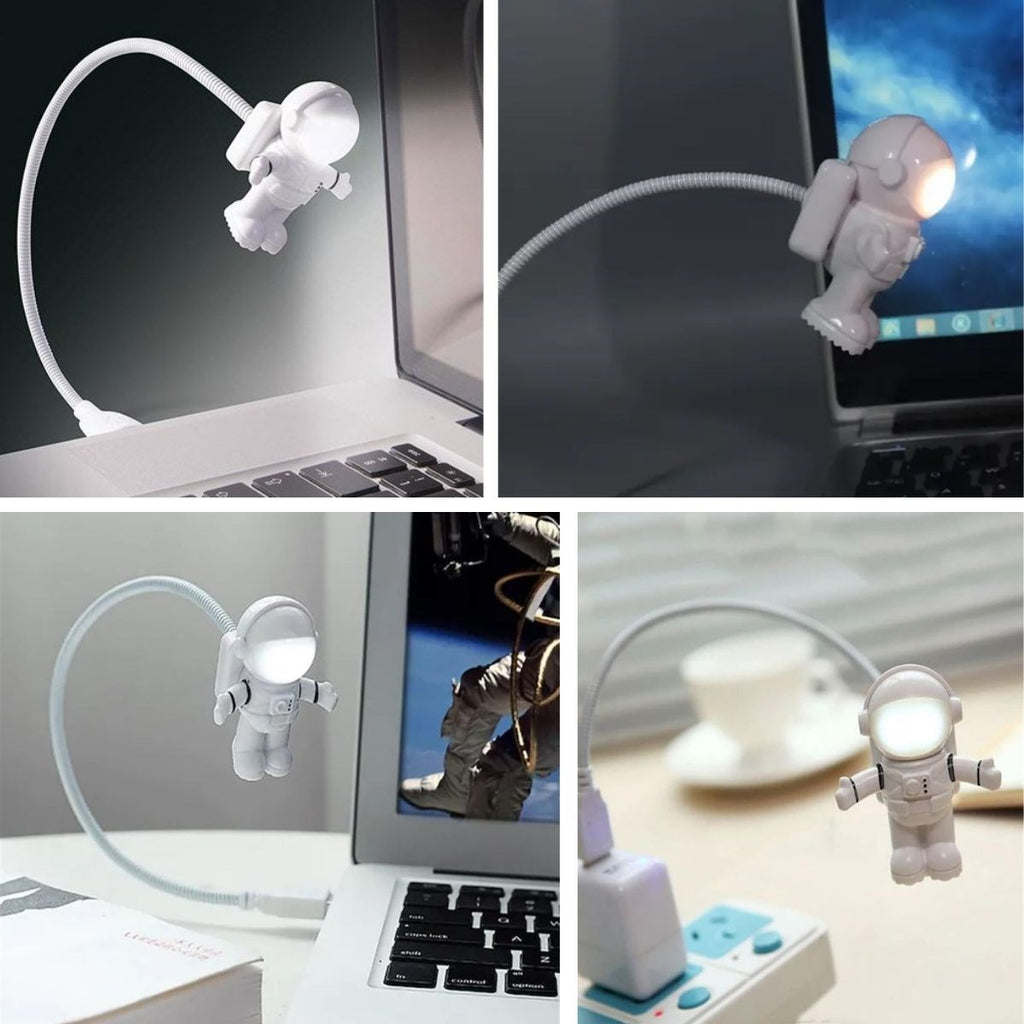 USB Astronot Gece Lambası, Masa Lambası, Kitap Okuma Lambası Işığı (5538) 4