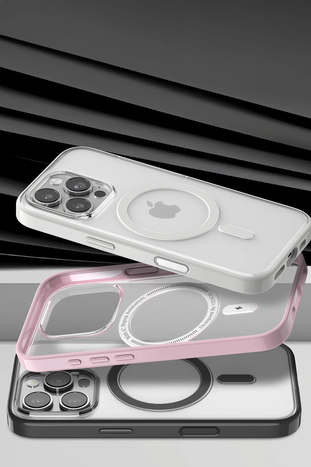 Venco Apple iPhone 16 Pro Max Joly Magsafe Kapak - Beyaz 5