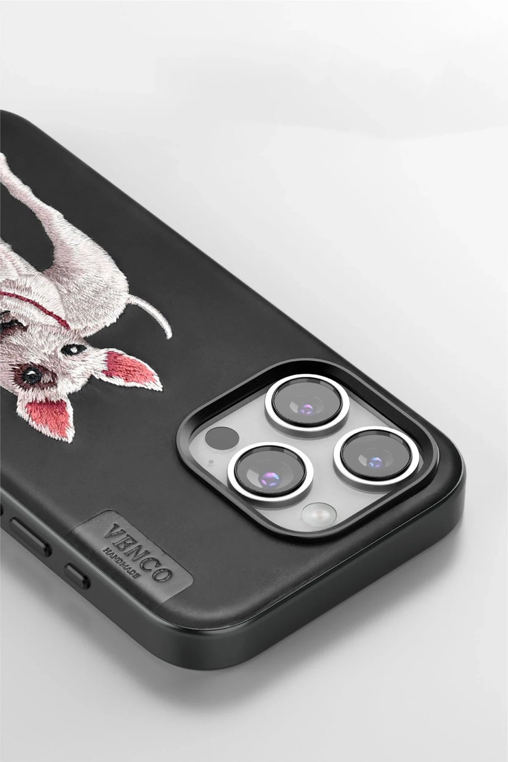 Venco Apple iPhone 15 Pro Max Perma Desenli Kapak - Siyah 3