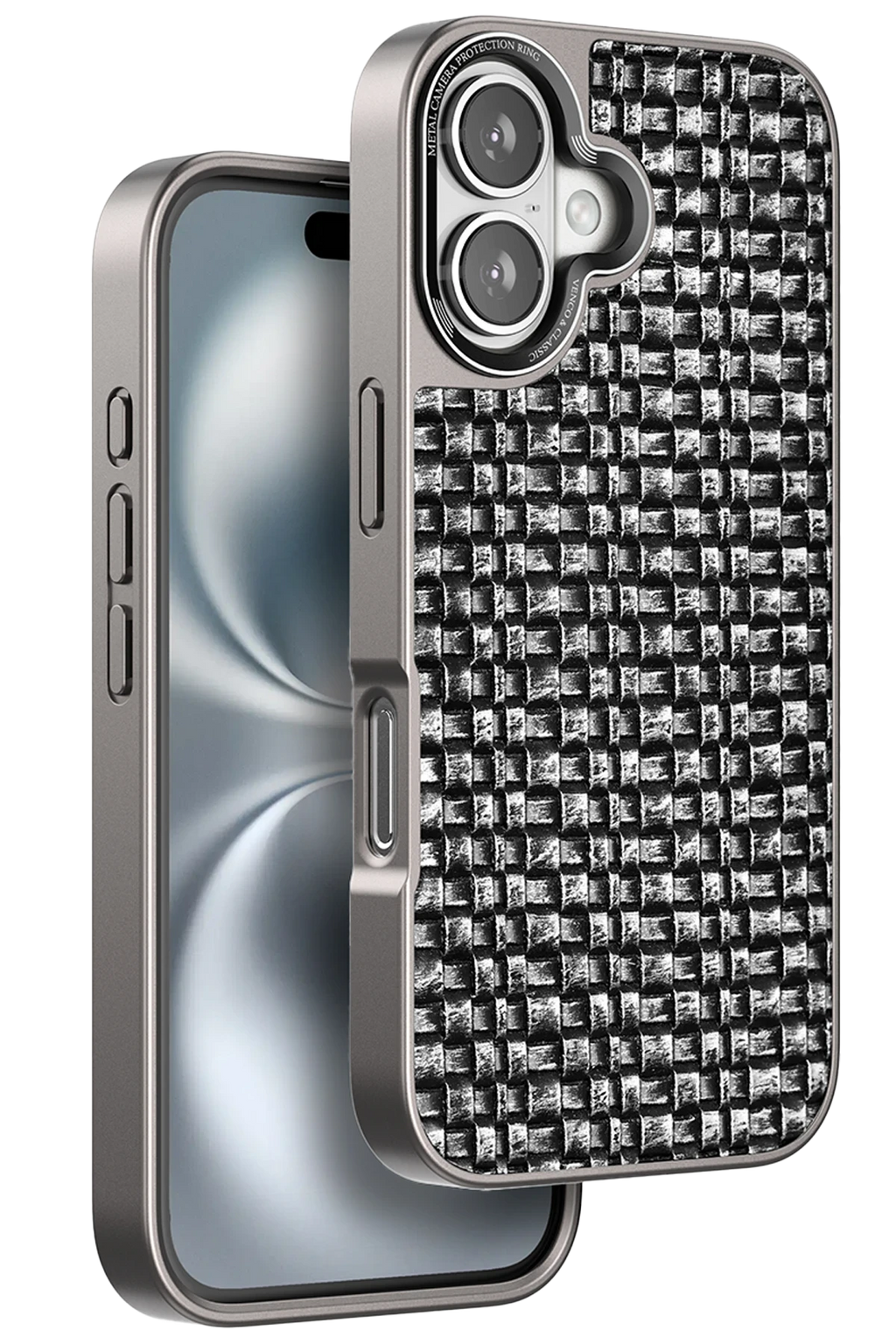 Venco Apple iPhone 16 Brand Kapak - Gümüş 1