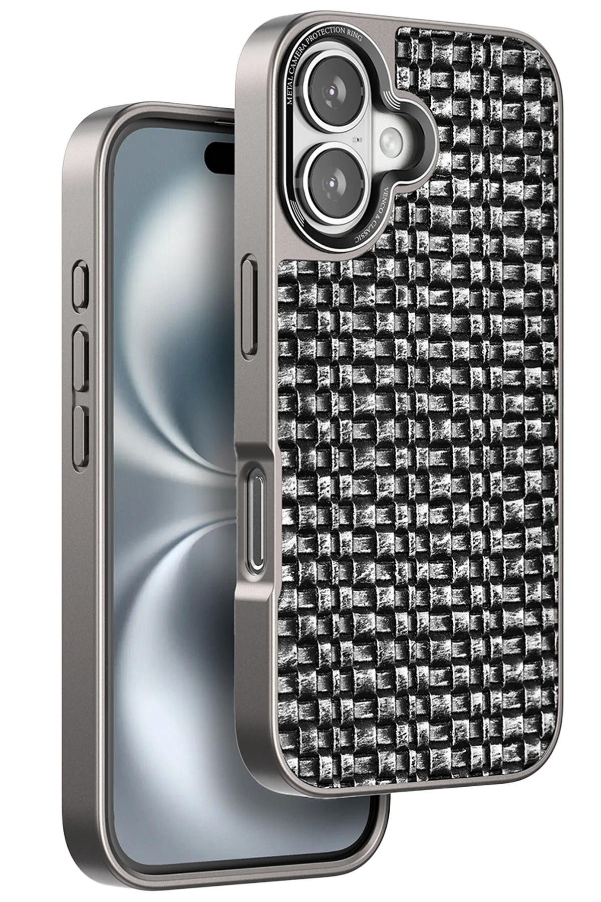 Venco Apple iPhone 16 Brand Kapak - Gümüş 1