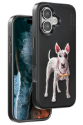 Venco Apple iPhone 16 Perma Desenli Kapak - Siyah 1