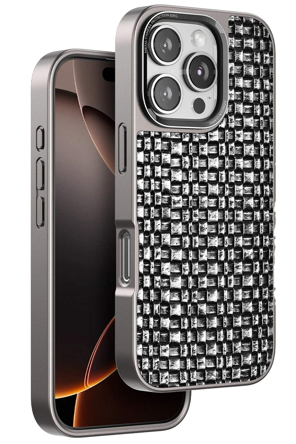 Venco Apple iPhone 16 Pro Brand Kapak - Gümüş 1