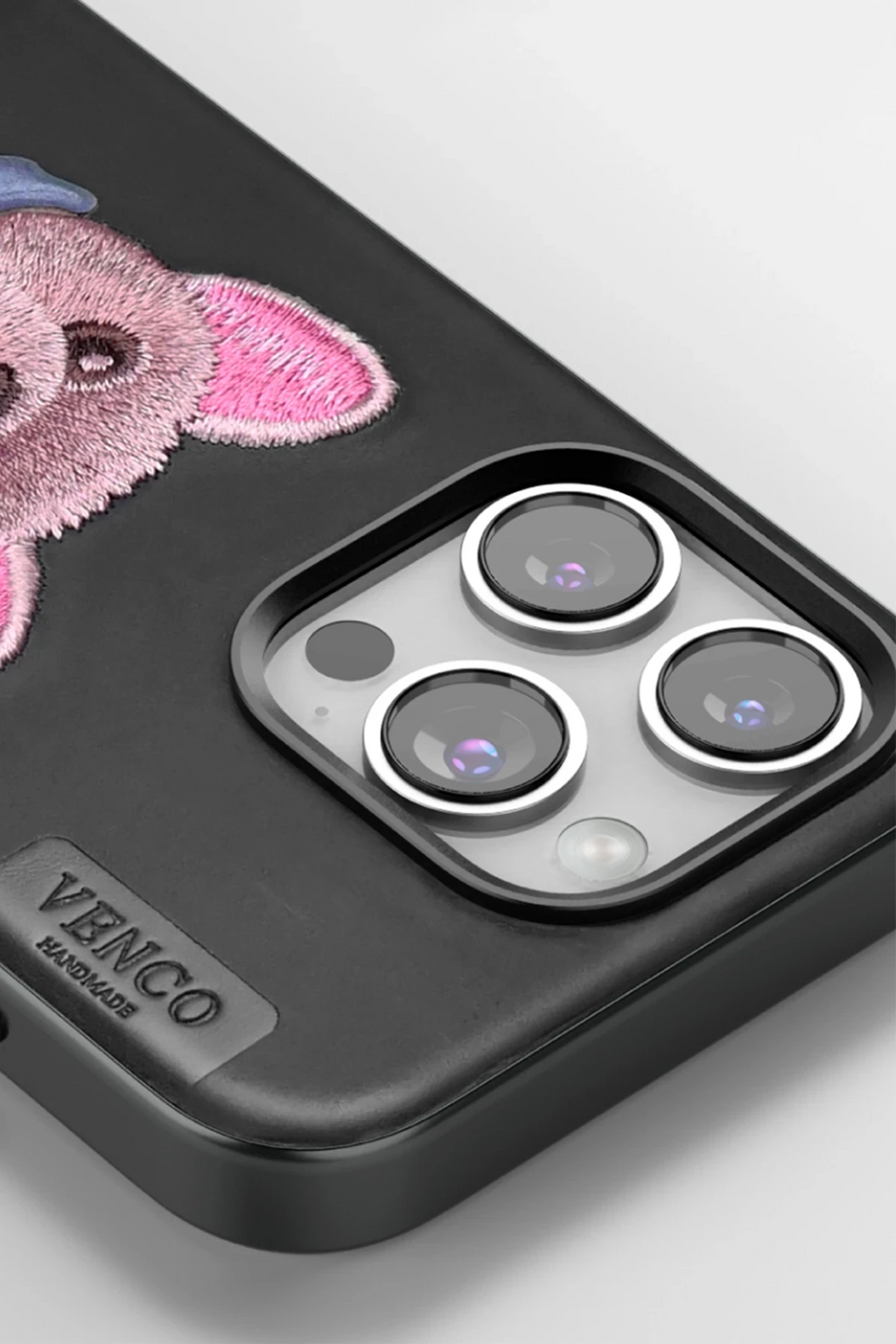 Venco Apple iPhone 16 Pro Cute Desenli Kapak - Siyah 2