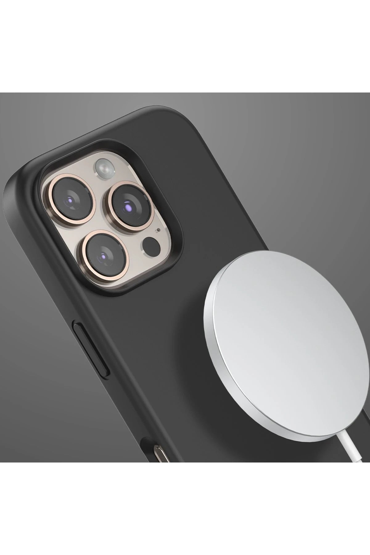 Venco Apple iPhone 16 Pro Max Home Magsafe Kapak - Titan Gri 4