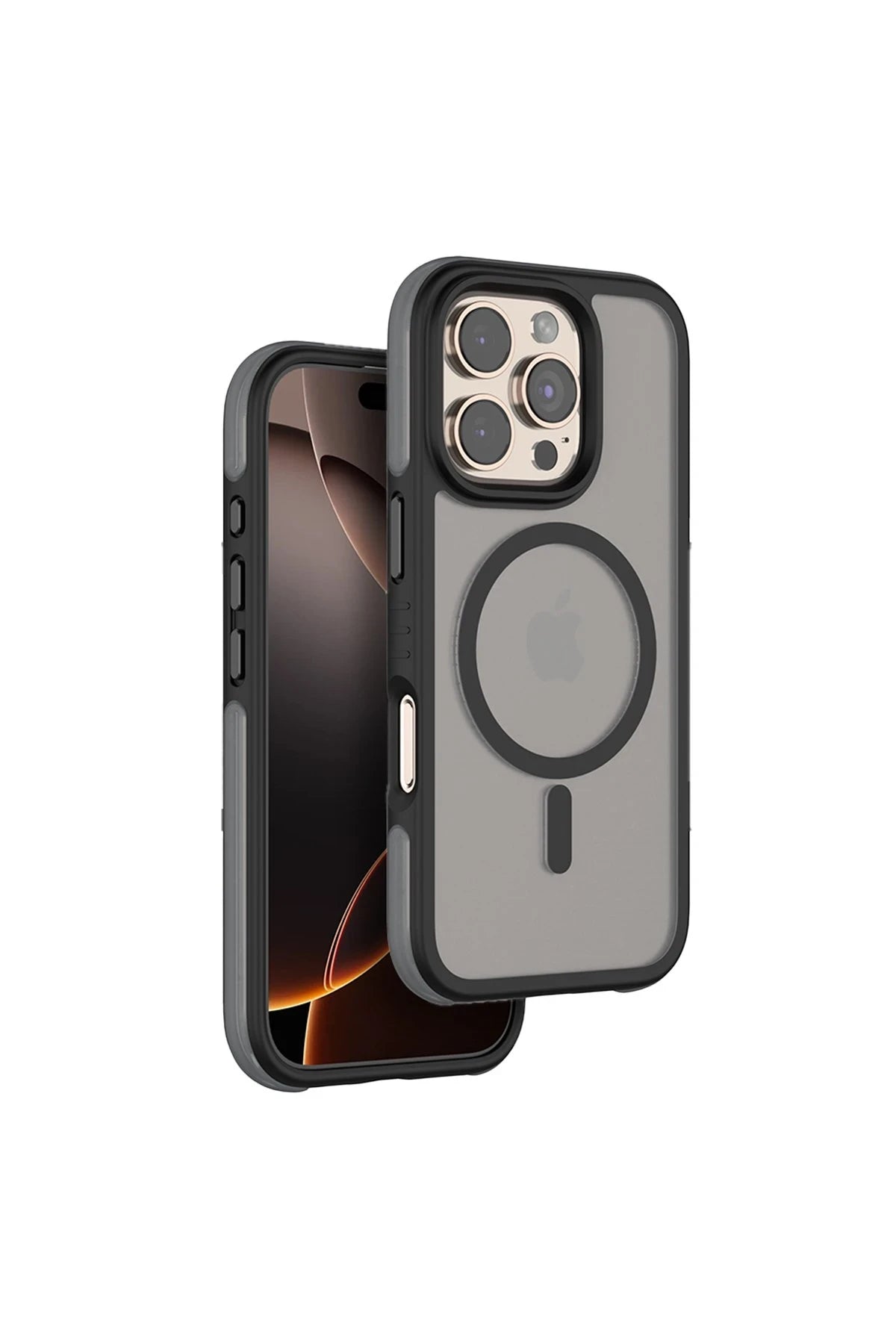 Venco Apple iPhone 16 Pro Max Orbit Magsafe Kapak - Siyah 1