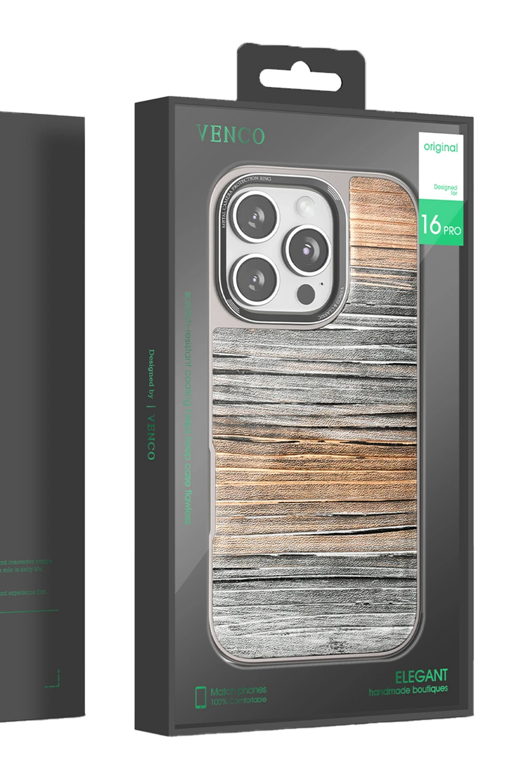 Venco Apple iPhone 16 Pro Max Wave Kapak - Derin Mor 4