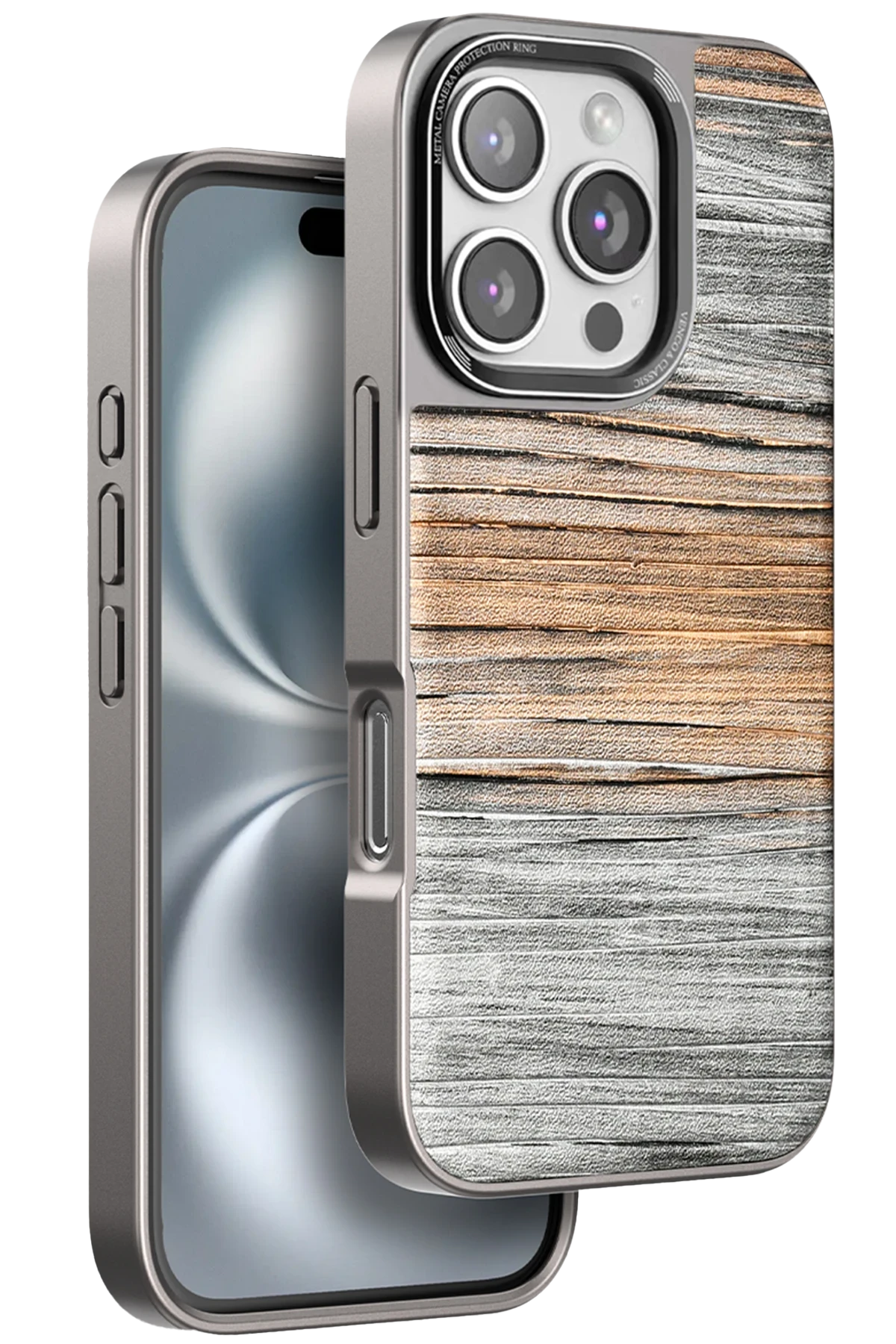 Venco Apple iPhone 16 Pro Wave Kapak - Sarı 1
