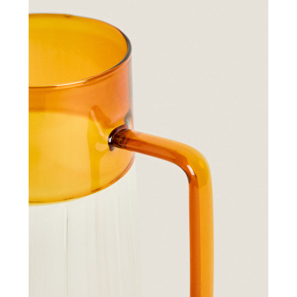 Turuncu Detaylı Cam Sürahi 1600 ml 3